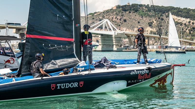 Alinghi Red Bull Racing - AC40-4 (LEQ12) - Day 31, June 5, 2023 photo copyright Alex Carabi / America's Cup taken at Yacht Club de Genève and featuring the AC40 class