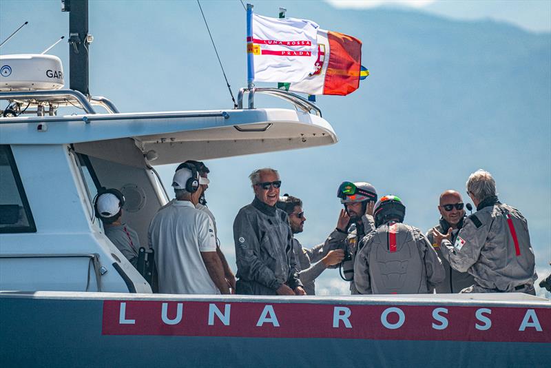 Chase boat - Luna Rossa Prada Pirelli - LEQ12 - Day 66 - June 8, 2023 - Cagliari - photo © Ivo Rovira / America's Cup