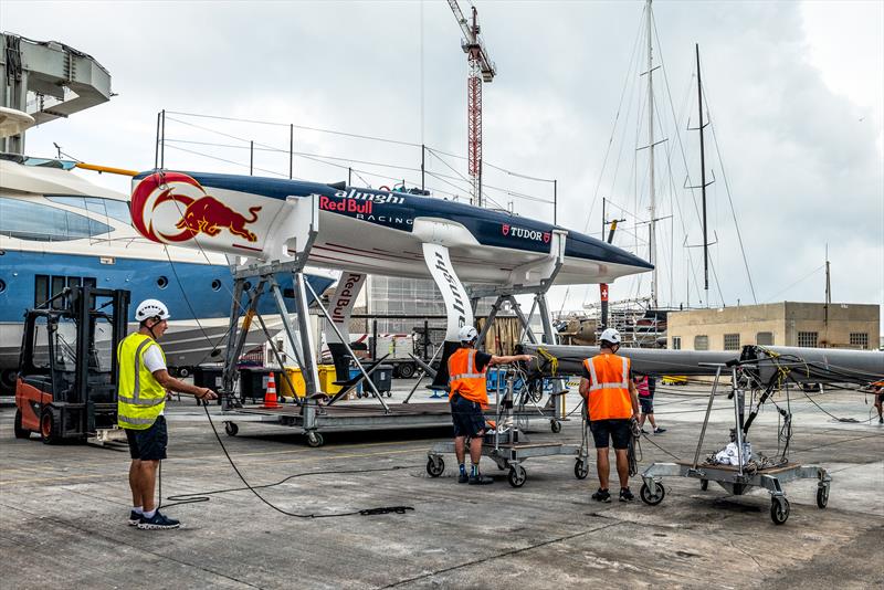 Alinghi Red Bull Racing - AC40/LEQ12 - Day 3, June 9, 2023 - photo © Alex Carabi / America's Cup