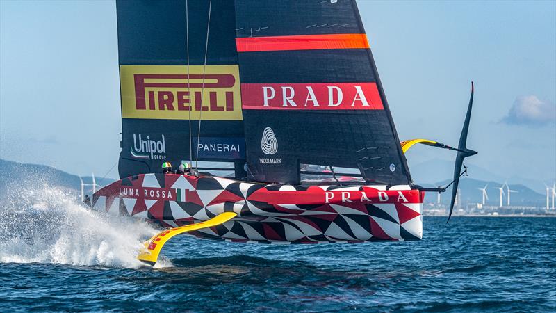 Luna Rossa Prada Pirelli -  LEQ12 - Day 68 - June 12, 2023 - Cagliari photo copyright Ivo Rovira / America's Cup taken at Circolo della Vela Sicilia and featuring the AC40 class