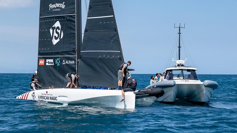 American Magic - AC40  - Day 1 - June 22, 2023 - Barcelona - photo © Alex Carabi / America's Cup