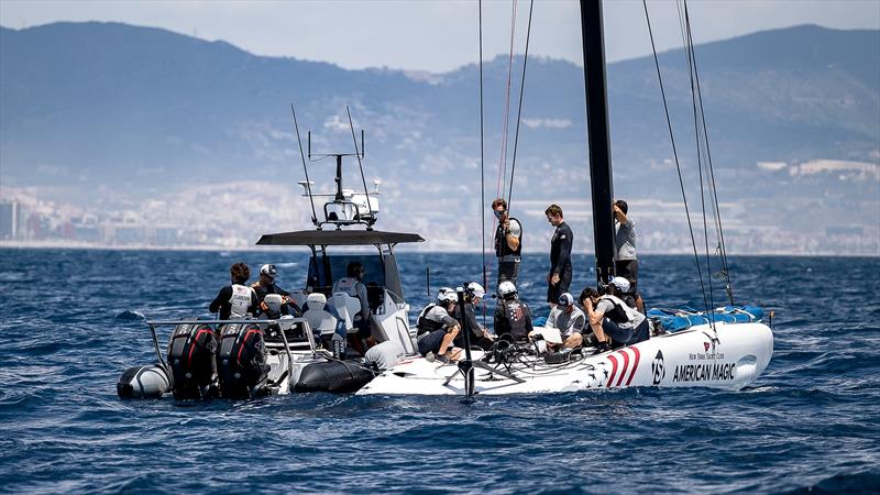 American Magic - AC40  - Day 1 - June 22, 2023 - Barcelona - photo © Alex Carabi / America's Cup