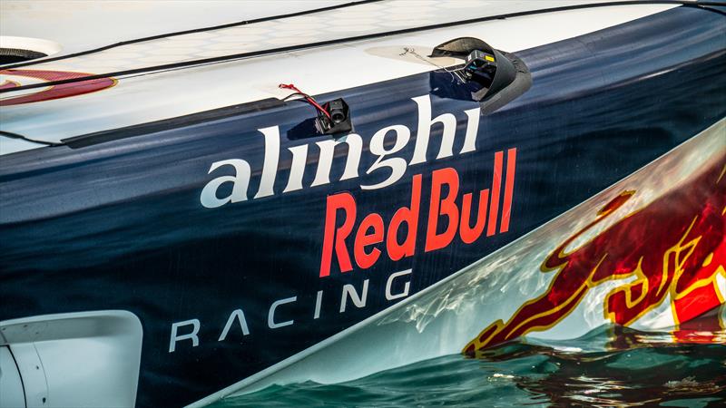New foil cameras - Alinghi Red Bull Racing - AC40  - Day 36 - June 22, 2023 - Barcelona - photo © Alex Carabi / America's Cup