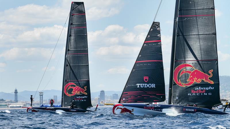 Alinghi Red Bull Racing - AC40  - Day 36 - June 22, 2023 - Barcelona photo copyright Alex Carabi / America's Cup taken at Société Nautique de Genève and featuring the AC40 class