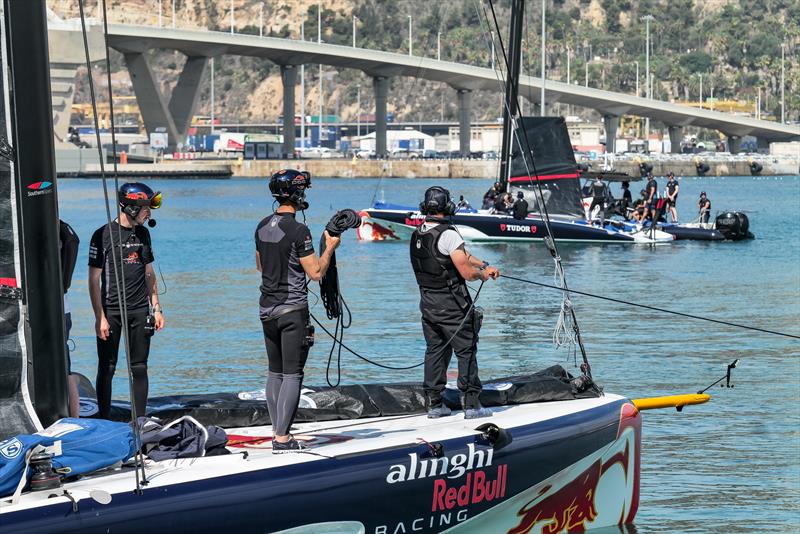 Alinghi Red Bull Racing - AC40  - Day 36 - June 22, 2023 - Barcelona photo copyright Alex Carabi / America's Cup taken at Société Nautique de Genève and featuring the AC40 class