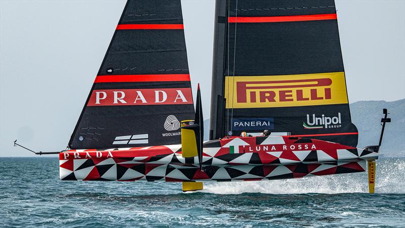 Luna Rossa Prada Pirelli - LEQ12 - Day 73 - June 23, 2023 - Cagliari photo copyright Ivo Rovira / America's Cup taken at Circolo della Vela Sicilia and featuring the AC40 class