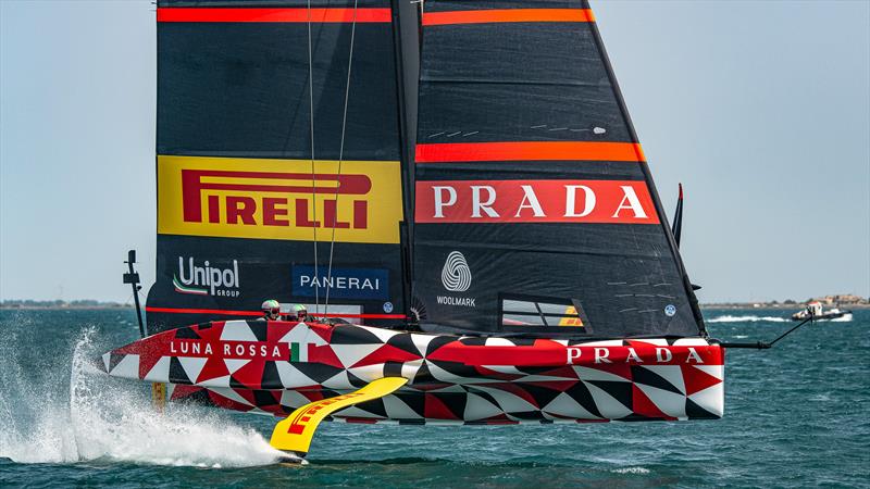 Luna Rossa Prada Pirelli - LEQ12 - Day 73 - June 23, 2023 - Cagliari photo copyright Ivo Rovira / America's Cup taken at Circolo della Vela Sicilia and featuring the AC40 class