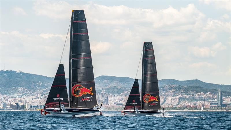 Alinghi Red Bull Racing - AC40  - Day 37 - June 23, 2023 - Barcelona photo copyright Alex Carabi / America's Cup taken at Société Nautique de Genève and featuring the AC40 class