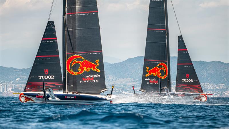 Alinghi Red Bull Racing - AC40  - Day 37 - June 23, 2023 - Barcelona photo copyright Alex Carabi / America's Cup taken at Société Nautique de Genève and featuring the AC40 class