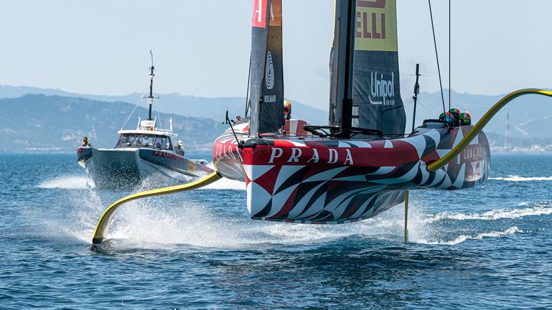 Luna Rossa Prada Pirelli - LEQ12 - Day 74 - June 26, 2023 - Cagliari photo copyright Ivo Rovira / America's Cup taken at Circolo della Vela Sicilia and featuring the AC40 class