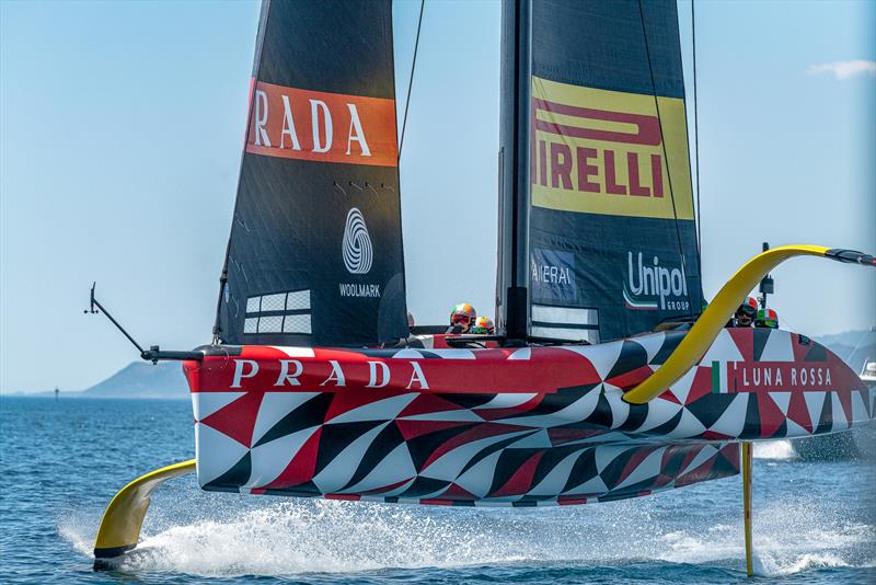 Luna Rossa Prada Pirelli - LEQ12 - Day 74 - June 26, 2023 - Cagliari photo copyright Ivo Rovira / America's Cup taken at Circolo della Vela Sicilia and featuring the AC40 class