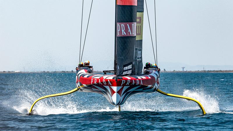 Luna Rossa Prada Pirelli - LEQ12 - Day 74 - June 26, 2023 - Cagliari photo copyright Ivo Rovira / America's Cup taken at Circolo della Vela Sicilia and featuring the AC40 class