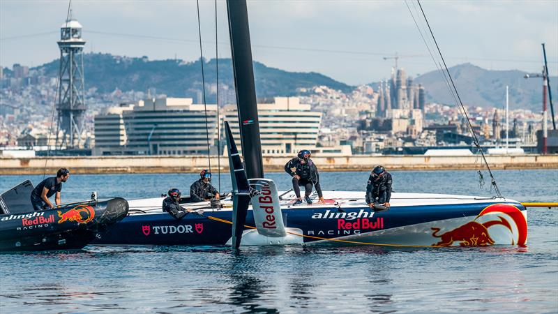 Alinghi Red Bull Racing - AC40  - Day 38 - June 30, 2023 - Barcelona - photo © Alex Carabi / America's Cup