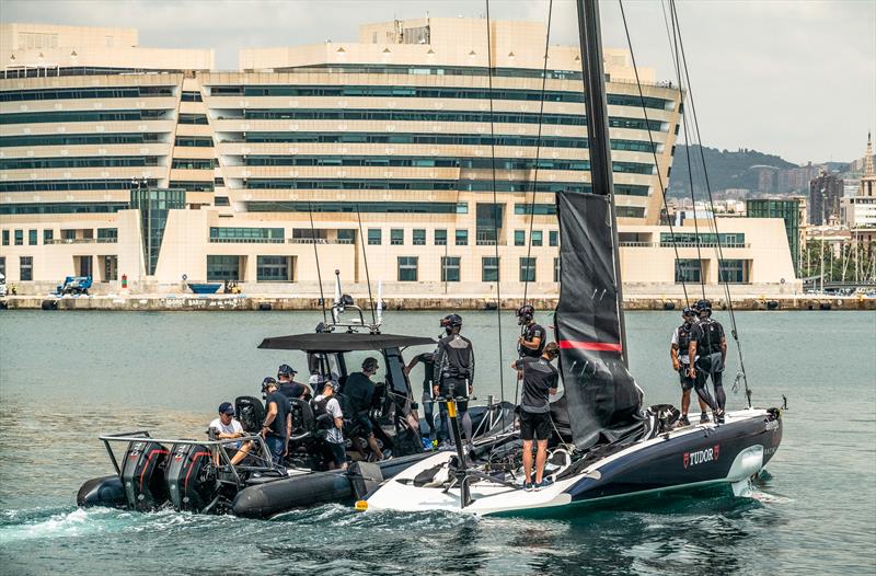 Alinghi Red Bull Racing - AC40  - Day 38 - June 30, 2023 - Barcelona photo copyright Alex Carabi / America's Cup taken at Société Nautique de Genève and featuring the AC40 class