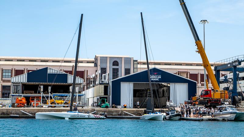 American Magic - LEQ12  - Day 34 - July 3, 2023 - Barcelona photo copyright Paul Todd/America's Cup taken at New York Yacht Club and featuring the AC40 class