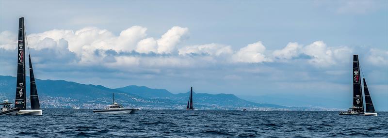 American Magic - LEQ12  - Day 34 - July 3, 2023 - Barcelona photo copyright Paul Todd/America's Cup taken at New York Yacht Club and featuring the AC40 class