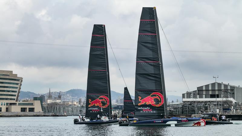 Alinghi Red Bull Racing - AC40 - Day 39 - July 5, 2023 - Barcelona - photo © Alex Carabi / America's Cup