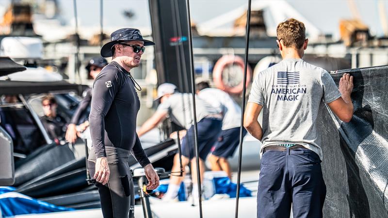 American Magic - LEQ12  - Day 36 - July 10, 2023 - Barcelona photo copyright Paul Todd/America's Cup taken at New York Yacht Club and featuring the AC40 class