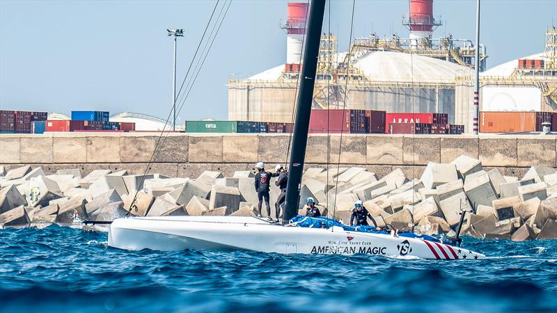 American Magic - LEQ12  - Day 37 - July 12, 2023 - Barcelona photo copyright Paul Todd/America's Cup taken at New York Yacht Club and featuring the AC40 class