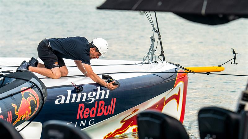 Alinghi Red Bull Racing - AC40  - Day 41 - July 12, 2023 - Barcelona photo copyright Alex Carabi / America's Cup taken at Société Nautique de Genève and featuring the AC40 class