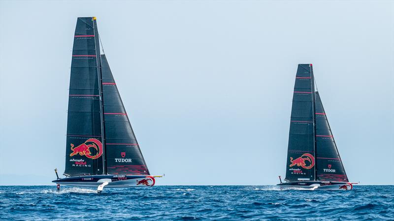 Alinghi Red Bull Racing - AC40  - Day 41 - July 12, 2023 - Barcelona photo copyright Alex Carabi / America's Cup taken at Société Nautique de Genève and featuring the AC40 class