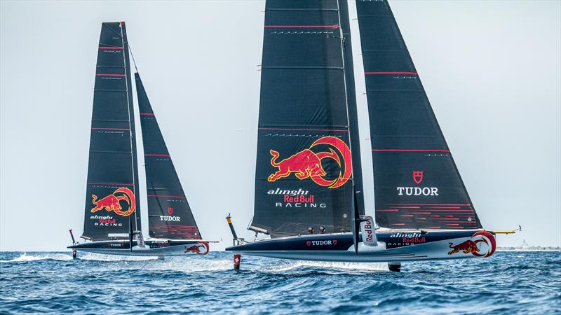 Alinghi Red Bull Racing - AC40  - Day 41 - July 12, 2023 - Barcelona photo copyright Alex Carabi / America's Cup taken at Société Nautique de Genève and featuring the AC40 class