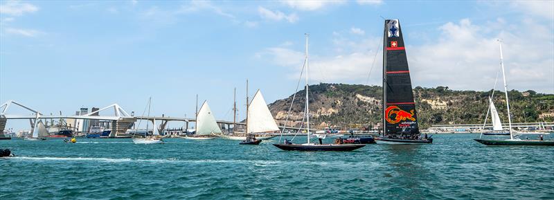 American Magic - LEQ12  - Day 38 - July 13, 2023 - Barcelona photo copyright Paul Todd/America's Cup taken at New York Yacht Club and featuring the AC40 class