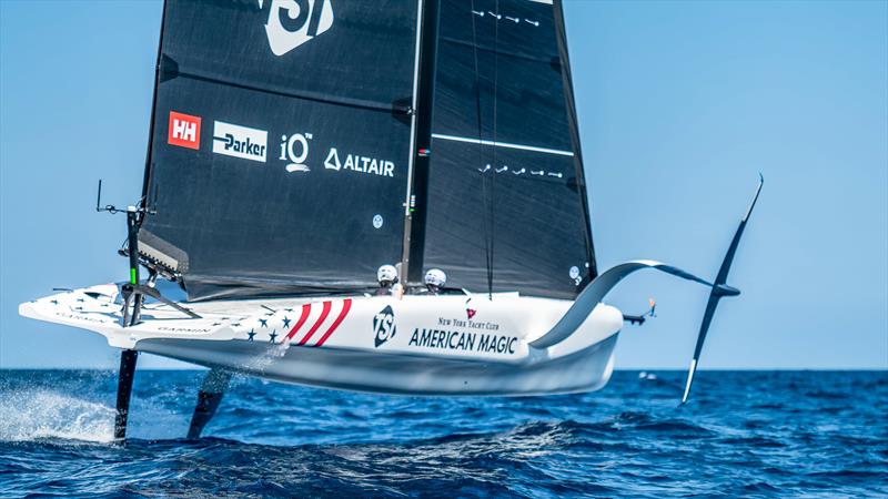 American Magic - LEQ12  - Day 38 - July 13, 2023 - Barcelona photo copyright Paul Todd/America's Cup taken at New York Yacht Club and featuring the AC40 class