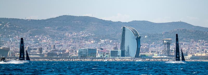 American Magic - LEQ12  - Day 39 - July 14, 2023 - Barcelona - photo © Paul Todd/America's Cup
