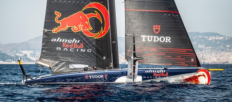 Alinghi Red Bull Racing - AC40  - Day 42 - July 17, 2023 - Barcelona photo copyright Alex Carabi / America's Cup taken at Société Nautique de Genève and featuring the AC40 class