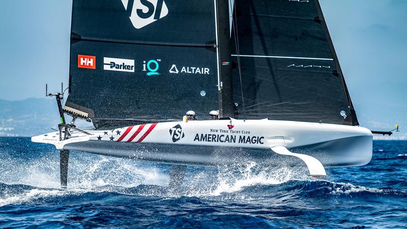 American Magic - LEQ12  - Day 41 - July 18, 2023 - Barcelona photo copyright Paul Todd/America's Cup taken at New York Yacht Club and featuring the AC40 class