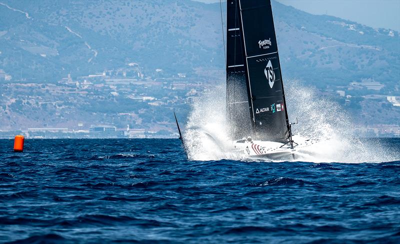 American Magic - LEQ12  - Day 41 - July 18, 2023 - Barcelona photo copyright Paul Todd/America's Cup taken at New York Yacht Club and featuring the AC40 class