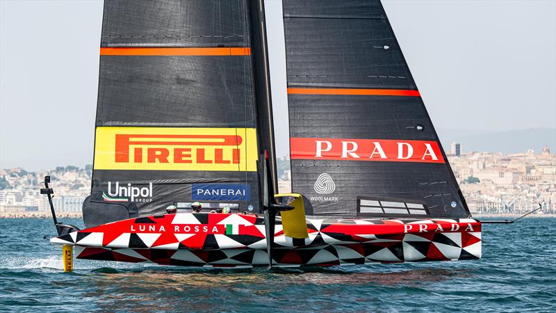 Luna Rossa Prada Pirelli - LEQ12  - Day 77 - July 19, 2023 - Barcelona photo copyright Alex Carabi / America's Cup taken at Circolo della Vela Sicilia and featuring the AC40 class