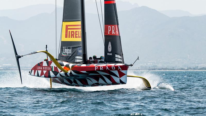 Luna Rossa Prada Pirelli - LEQ12  - Day 77 - July 19, 2023 - Barcelona photo copyright Alex Carabi / America's Cup taken at Circolo della Vela Sicilia and featuring the AC40 class