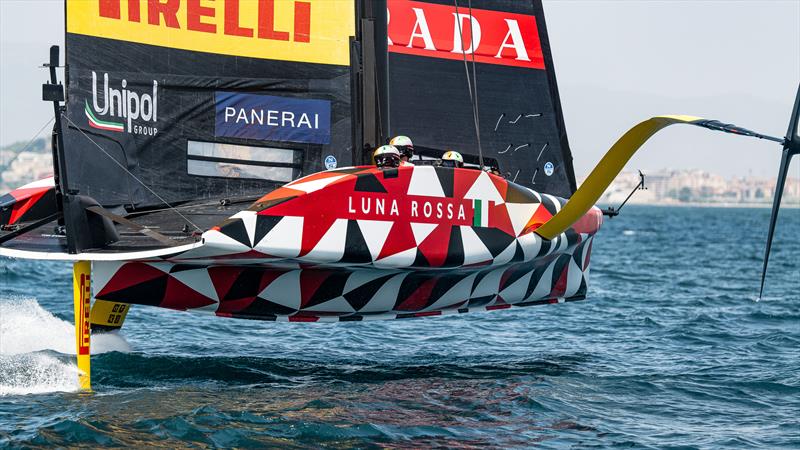 Luna Rossa Prada Pirelli - LEQ12  - Day 77 - July 19, 2023 - Barcelona photo copyright Alex Carabi / America's Cup taken at Circolo della Vela Sicilia and featuring the AC40 class