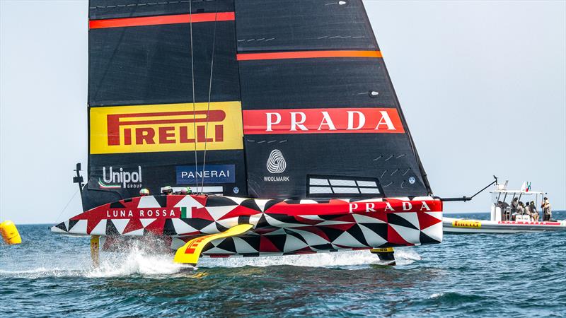 Luna Rossa Prada Pirelli - LEQ12  - Day 77 - July 19, 2023 - Barcelona photo copyright Alex Carabi / America's Cup taken at Circolo della Vela Sicilia and featuring the AC40 class