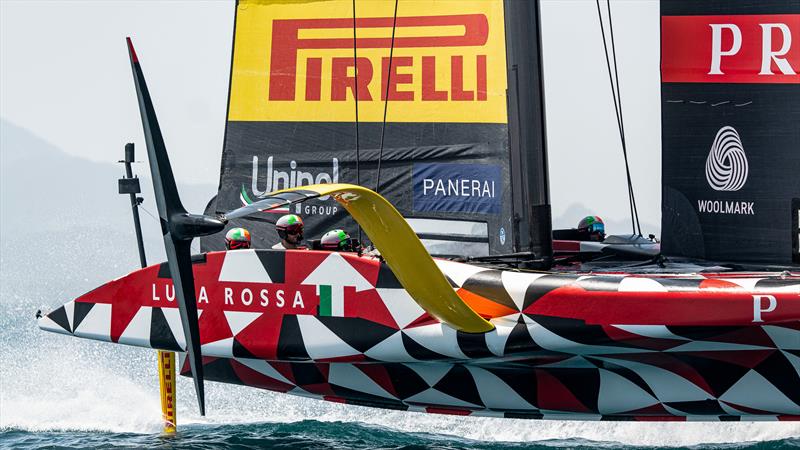 Luna Rossa Prada Pirelli - LEQ12  - Day 77 - July 19, 2023 - Barcelona photo copyright Alex Carabi / America's Cup taken at Circolo della Vela Sicilia and featuring the AC40 class