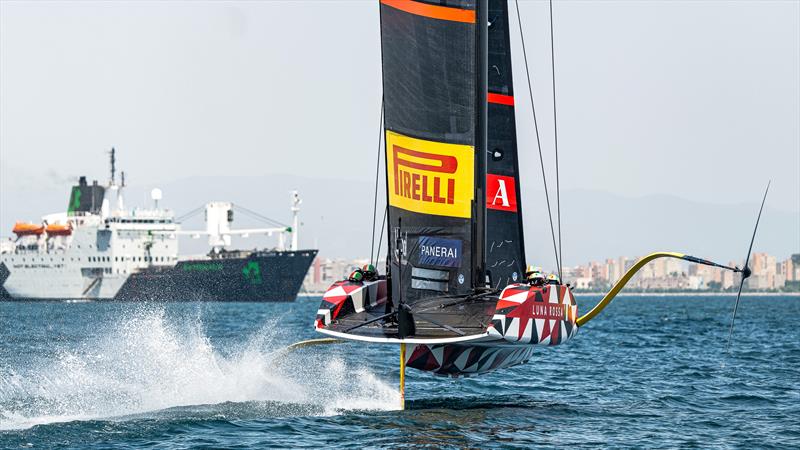 Luna Rossa Prada Pirelli - LEQ12  - Day 77 - July 19, 2023 - Barcelona photo copyright Alex Carabi / America's Cup taken at Circolo della Vela Sicilia and featuring the AC40 class