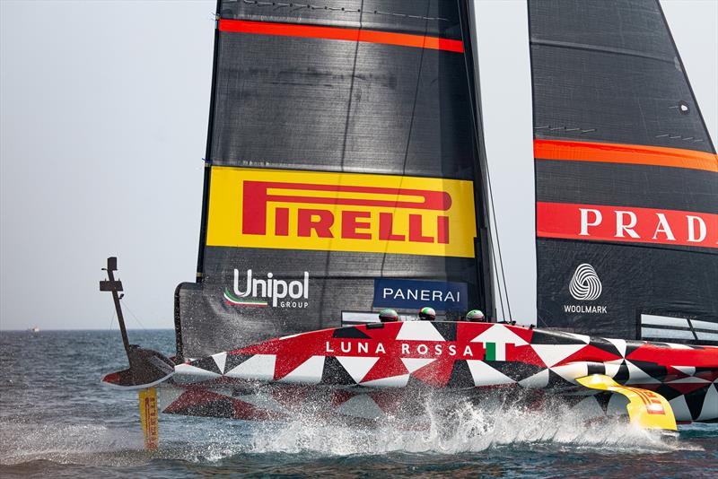 Luna Rossa Prada Pirelli - LEQ12  - Day 78 - July 20, 2023 - Barcelona photo copyright Alex Carabi / America's Cup taken at Circolo della Vela Sicilia and featuring the AC40 class