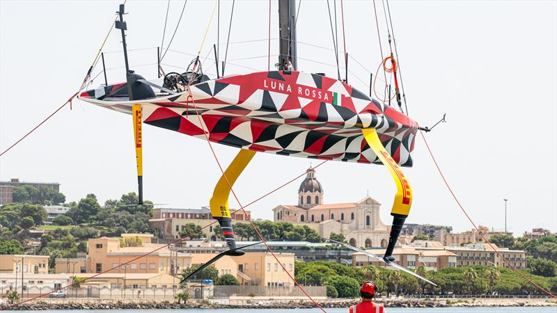 Luna Rossa Prada Pirelli - LEQ12  - Day 78 - July 20, 2023 - Barcelona photo copyright Alex Carabi / America's Cup taken at Circolo della Vela Sicilia and featuring the AC40 class