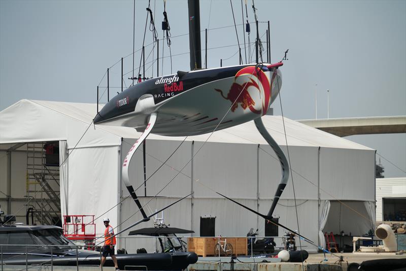 Alinghi Red Bull Racing - AC40  - Day 44 - July 20, 2023 - Barcelona photo copyright Alex Carabi / America's Cup taken at Société Nautique de Genève and featuring the AC40 class