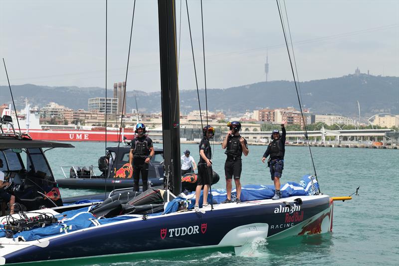 Alinghi Red Bull Racing - AC40 - Day 44 - July 20, 2023 - Barcelona - photo © Alex Carabi / America's Cup