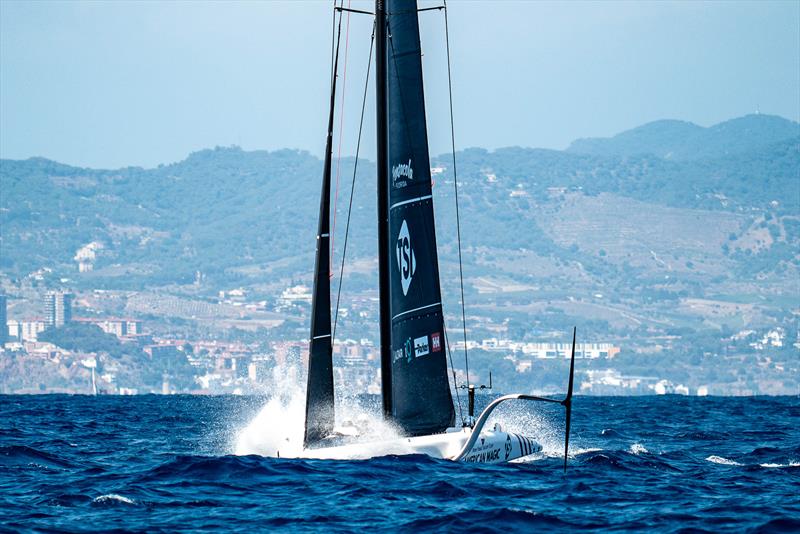 American Magic - LEQ12  - Day 42 - July 21, 2023 - Barcelona photo copyright Paul Todd/America's Cup taken at New York Yacht Club and featuring the AC40 class