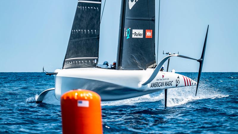 American Magic - LEQ12  - Day 43 - July 22, 2023 - Barcelona photo copyright Paul Todd/America's Cup taken at New York Yacht Club and featuring the AC40 class