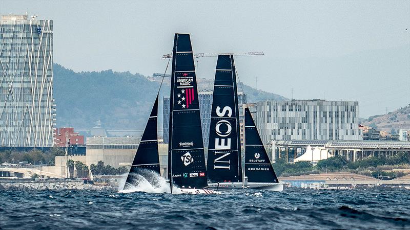 American Magic - LEQ12  - Day 44 - July 22, 2023 - Barcelona - photo © Paul Todd/America's Cup