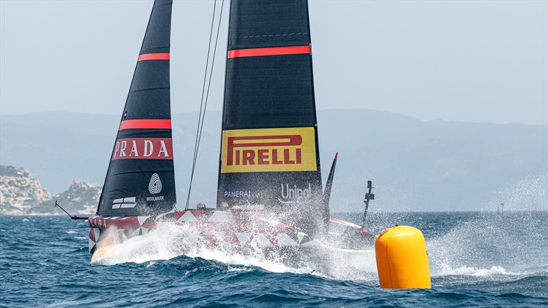 Luna Rossa Prada Pirelli - LEQ12  - Day 79 - July 24, 2023 - Barcelona photo copyright Ivo Rovira / America's Cup taken at Circolo della Vela Sicilia and featuring the AC40 class