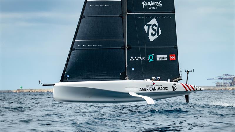 American Magic - LEQ12  - Day 45 - July 26, 2023 - Barcelona photo copyright Paul Todd/America's Cup taken at New York Yacht Club and featuring the AC40 class