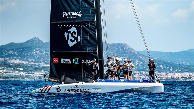 American Magic - LEQ12  - Day 46 - July 27, 2023 - Barcelona - photo © Paul Todd/America's Cup