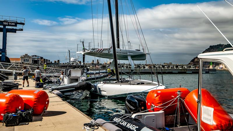 American Magic - LEQ12  - Day 46 - July 27, 2023 - Barcelona - photo © Paul Todd/America's Cup