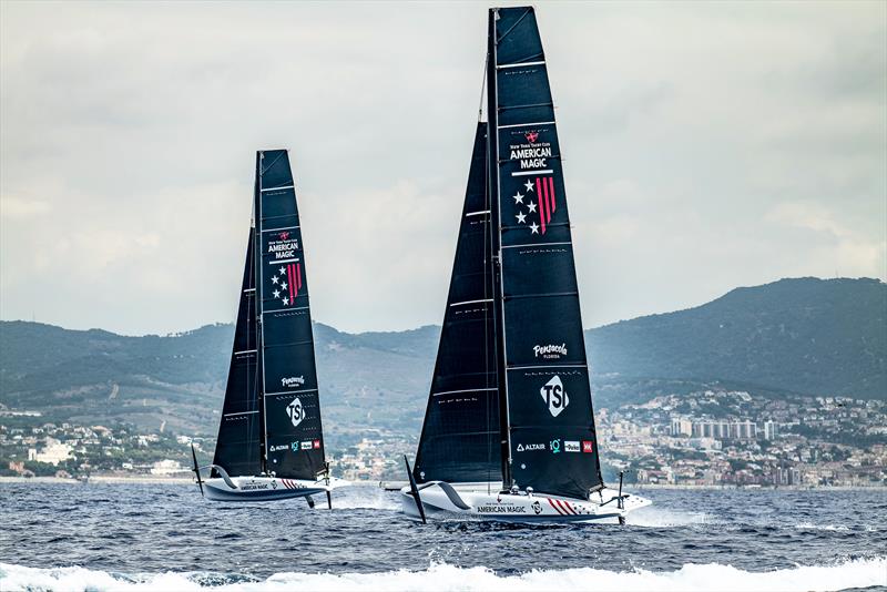 American Magic - LEQ12  - Day 46 - July 27, 2023 - Barcelona - photo © Paul Todd/America's Cup